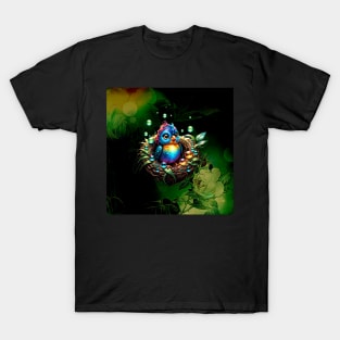 Colorful fantasy bird. T-Shirt